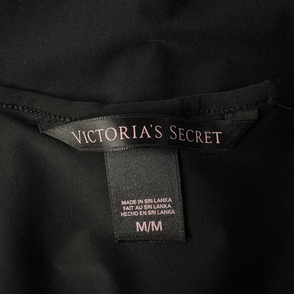 Victoria’s Secret Medium Slip Dress Nightie Satin Lace Stretch V-Neck Adjustable - Picture 10 of 12